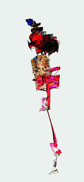 A DAY IN THE LIFE. Elio Jesús Fonseca, (serie de cinco piezas) Acrílico y pluma sobre cartulina. 60 x 25 cm c/u 2020