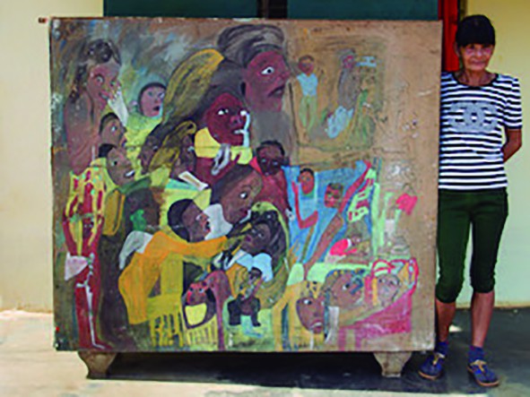 ESPERANZA CONDE RODRIGUEZ: Villa Clara, Cuba, 1966. Artista autodidacta cuya obra se encuentra dentro de lo que se conoce como Art Brut. Forma parte del proyecto Riera Studio.