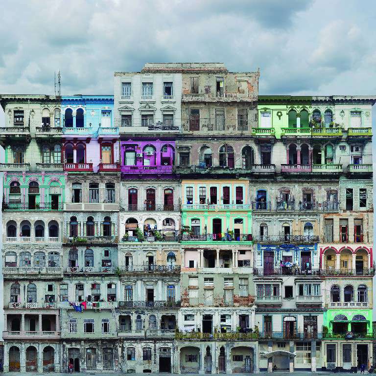 HOTEL HABANA. Gabriel Guerra Bianchini, Fotografía digital Impresión en tela montado sobre bastidor. 100 x100 cm. 2020.