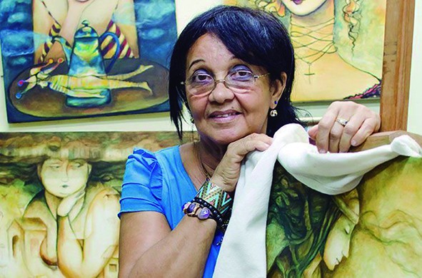 MARTHA JIMÉNEZ: Holguín, Cuba, 1948. Es graduada de la Escuela Nacional de Instructores de Arte y de la Enseñanza Superior en Artes Plásticas. Posee una larga y consolidad carrera dentro del mundo artístico.