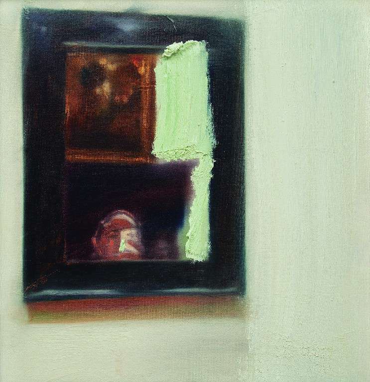 REMBRANDT HOUSE IV. Chuli Herrera Óleo sobre lienzo 50 x 50 cm. 2020
