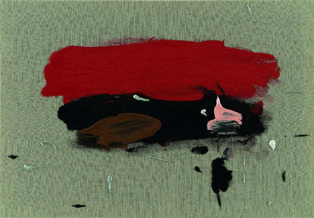 UN HOMBRE QUE TOMA EL SOL. Wilfredo Prieto. Acrílico sobre lienzo, 29,7 x 42,0 cm. 2020